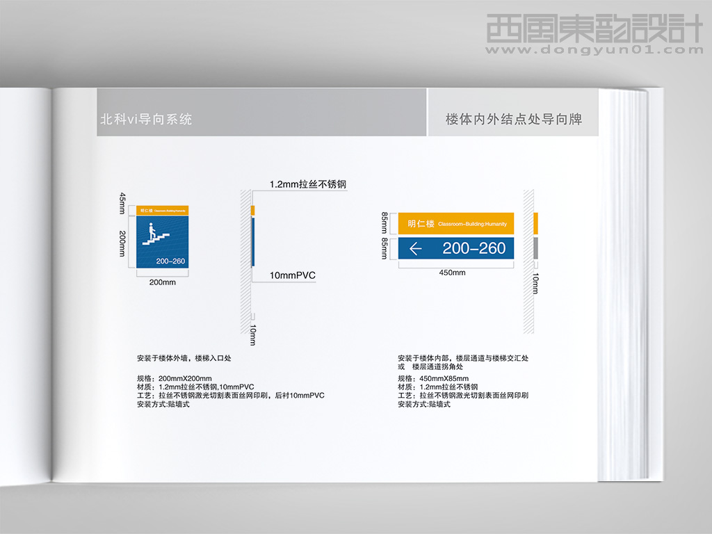 北京科技職業(yè)學(xué)院vi設(shè)計---環(huán)境導(dǎo)視設(shè)計樓體轉(zhuǎn)向處導(dǎo)視牌設(shè)計