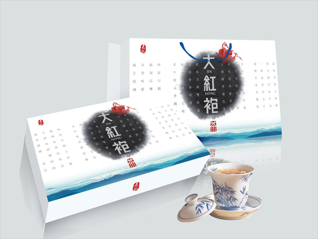 北京市睿思龍經(jīng)貿(mào)有限公司老計大紅袍茶葉包裝設計圖片