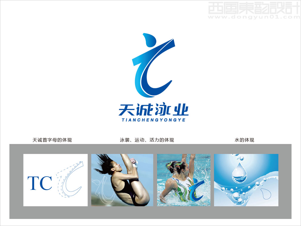 興城天誠泳業(yè)服務(wù)有限公司標志設(shè)計創(chuàng)意釋義