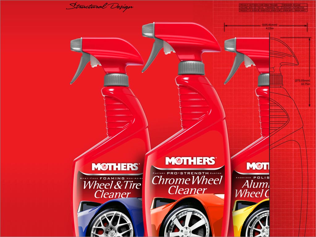 美國MOTHERS汽車美容護理產(chǎn)品包裝設(shè)計