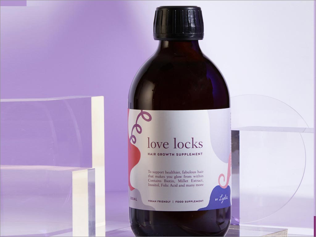 Lydia’s Love Locks護發(fā)素包裝設計