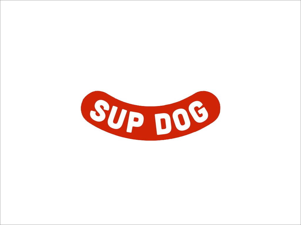 美國Sup Dog熱狗快餐店logo設(shè)計(jì)
