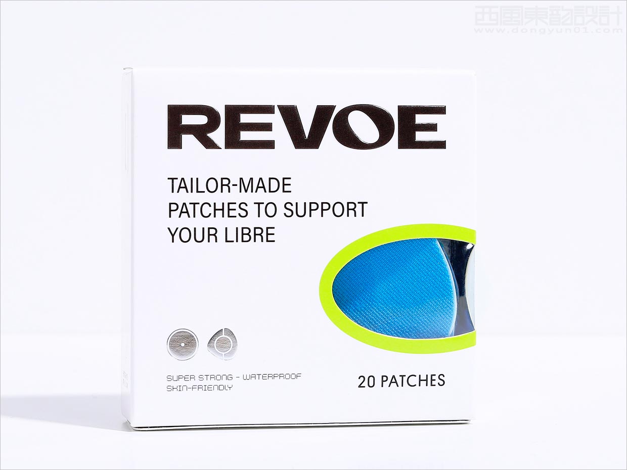 Revoe糖尿病貼片醫(yī)療器械包裝盒設計