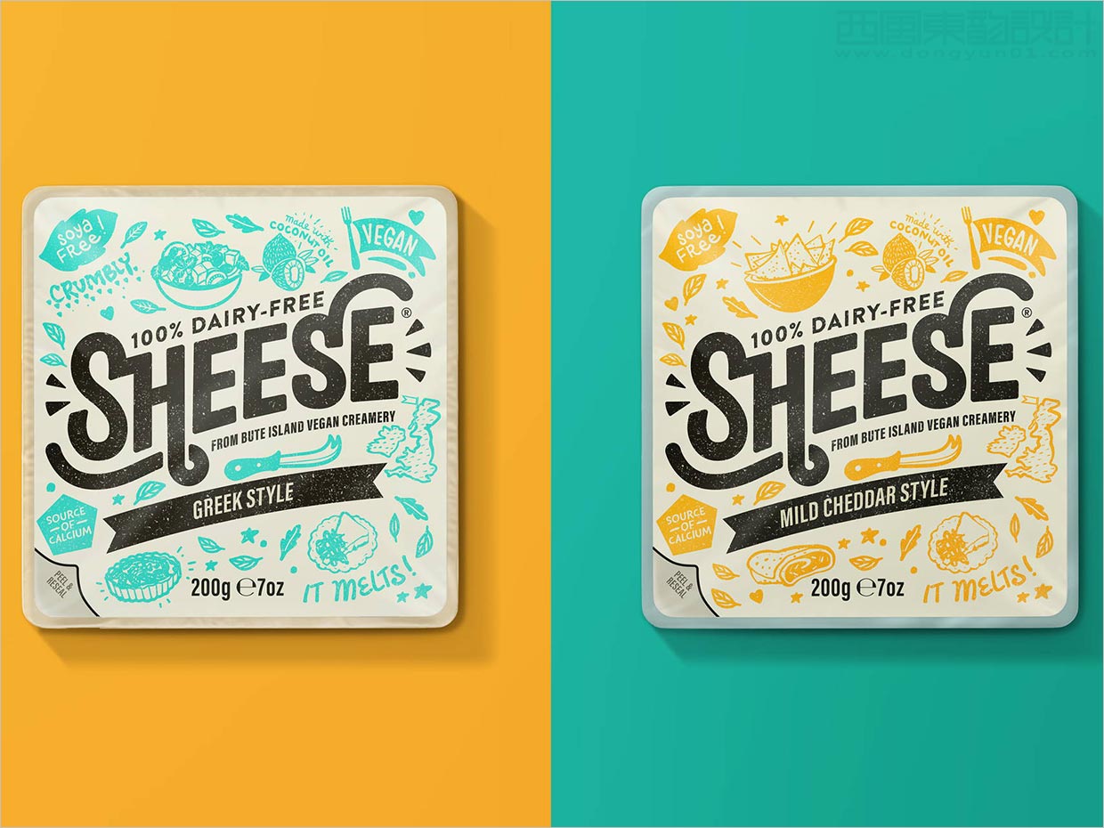 Sheese！純素奶酪包裝設(shè)計(jì)不一定要那么好！