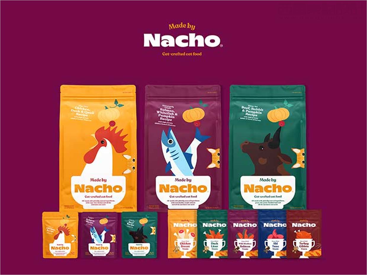 美國Nacho貓糧包裝設(shè)計(jì)