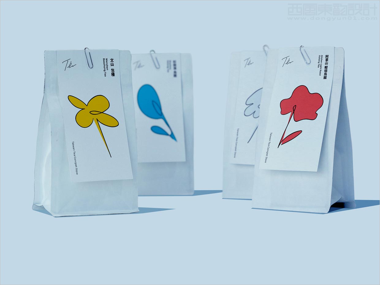 現(xiàn)代風格的臺灣Te茶葉包裝設計之內袋設計