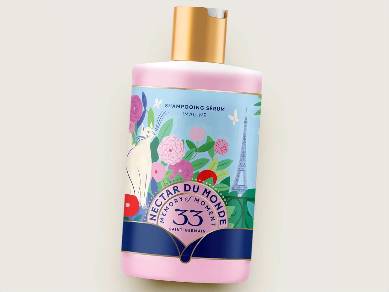 Nectar du Monde洗發(fā)水日化用品包裝設計