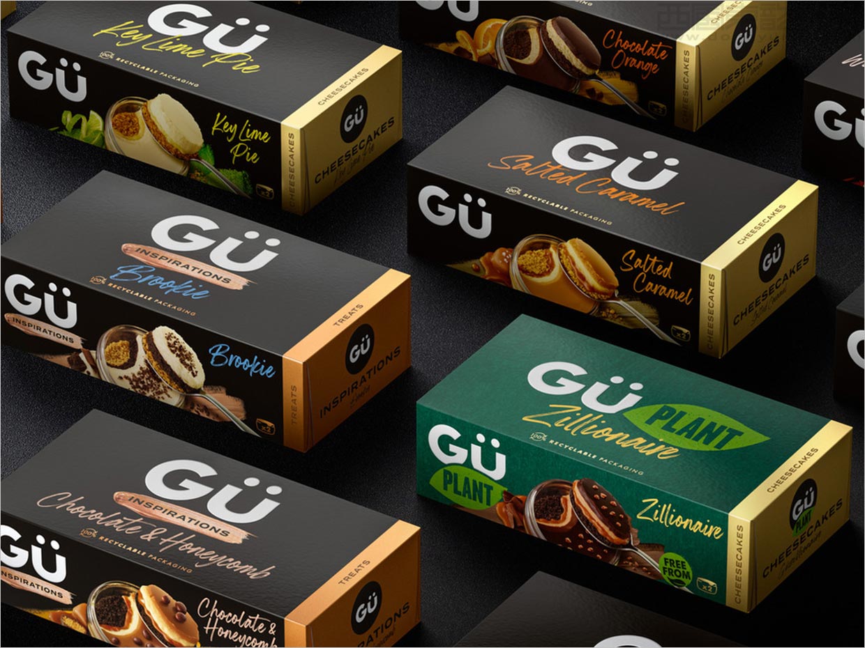 英國Gü甜品烘焙食品包裝設(shè)計(jì)